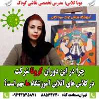 آموزشگاه آنلاین نقاشی کودک مونا گلابی.سعادت آباد.شهرک غرب.ولنجک.زعفرانیه.الهیه