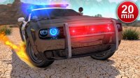 کارتون ماشین پلیس و خلافکارهای - تعقیب و گریز هیجان انگیز با ماشین پلیس