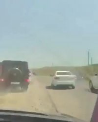 تصادف عجیب دو "مرسدس بنز"