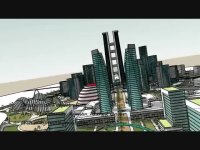 3D Sketch for Architecture & Urban Design Graduation Project - NCFC - New Cairo Financial Center