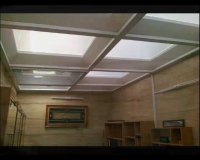 پوشش سقف حیاط خلوت پوشش سقف پاسیو سقف نورگیر حبابی