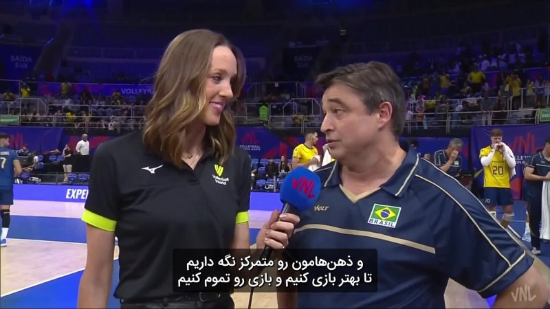 صحبت‌های رابرلی لوئیز لئوناردو و روبرتو پیاتزا با والیبال ورلد پس از پایان ست دوم
