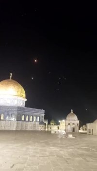 موشک‌ های سپاه بر فراز مسجدالاقصی