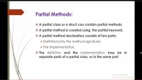 C# Beginner to advanced - Lesson 41 - Partial methods
