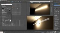 نورپردازی تری دی مکس 3ds max Lighting light shape