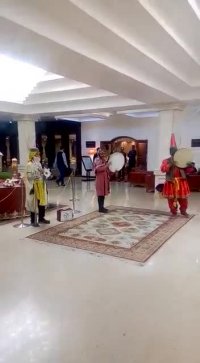 نمایش ایین های سنتی حاجی فیروز در هتل همای شیراز