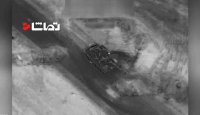 پهباد آمریکایی یک تانک روسی را در سوریه هدف قرار داد