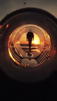 ایده شگفت‌انگیز عکاسی با بطری پلاستیکی