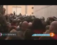 درگیری نیروهای امنیتی اسپانیا با جدایی طلبان در بارسلونا