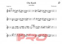 نت ویولن چه کردی امین بانی