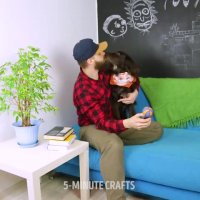 ایده جالب برای عکس گرفتن با سگ