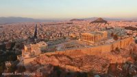چشم انداز هوایی آکروپلیس، آتن، یونان