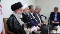رهبر انقلاب در دیدار رئیس‌جمهور و اعضای هیئت دولت
