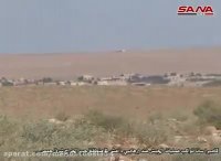 میدان نبرد در حومه شرقی حمص سوریه و عملیات ارتش سوریه