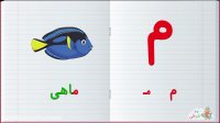 آموزش الفبای فارسی : حرف م