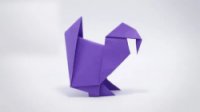 آموزش اوریگامی بوقلمون