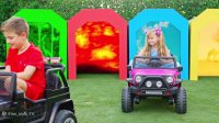 دیانا روما و آلیور - چهار ماشین رنگی آلیور - دیانا و روما - برنامه کودک شاد