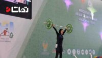 لحظه رکود زنی بانوی وزنه بردار ایرانی!!