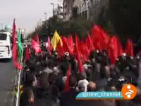 تشییع پیکر شهید مدافع حرم محمد جاودانی - مشهد مقدس