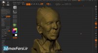 جعفر صیدی : ساخت انیمیشن زیبراش Zbrush 3d Scan Data Animation