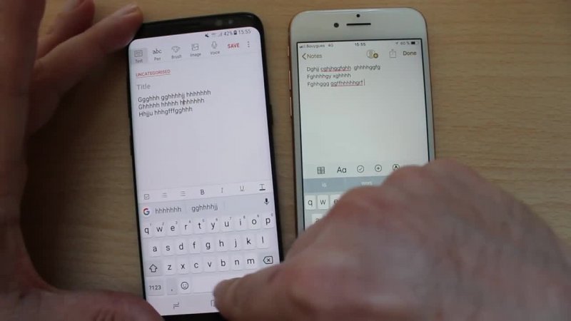 مقایسه سامسونگ گلکسی S8 با آیفون 8 فارسی iphone 8 vs Galaxy s8