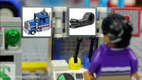 کارتون | لگو بازی | بیل مکانیکی تراکتور ماشین آتش نشانی کامیون زباله