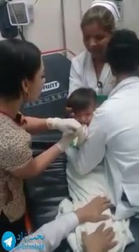 خارج کردن سکه از گلوی کودک