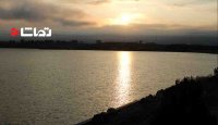 غروب زیبای دریاچه شورابیل