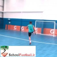 تمرین ترکیبی تاکتیک فوتسال همراه با تکنیک های فردی