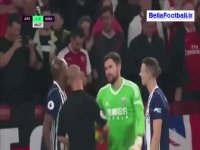 خلاصه بازی آرسنال 2 - وست برومویچ 0