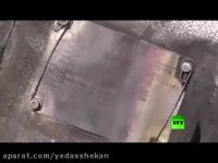 لحظۀ انهدام پهپاد MQ9 جاسوسی آمریکا توسط انصارالله یمن