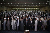 ضیافت رمضانی روحانی با گروهی از روحانیون