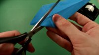 How to make a Paper Kunai Knife - (Naruto kunai)