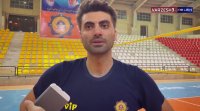 صحبت های امیر غفور با دوربین باشگاه شهداب یزد