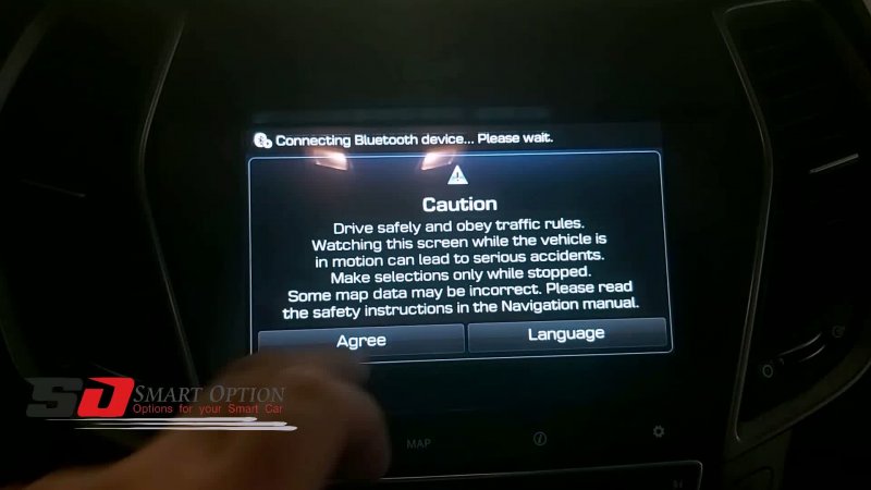 GPS هیوندا سانتافه 2017 - اسمارت آپشن