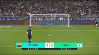 PES 2018  - صحنه پنالتی ژاپن و کلمبیا