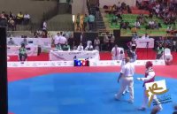 قطعی شدن مدال نقره "یلدا رنجبر" در مسابقات تکواندو قهرمانی جهان