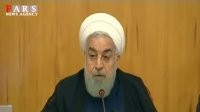 روحانی: توطئه آمریکاییها و حتی ناتو این بود که در ساحل آبهای خزر حضور یابند .