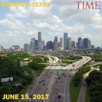 قبل و بعد از طوفان در ایالت تگزاس