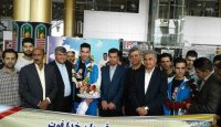 مدال آوران تیم ملی کاراته به کشور بازگشتند
