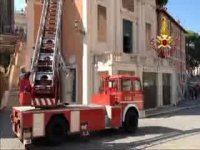 ریزش کلیسای قدیمی در رم