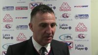 PRESTON REACTION: “We’ve had games where we’ve played better and ended up with nothing”