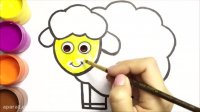 آموزش نقاشی برای کودکان _ نقاشی گوسفند کوچولو