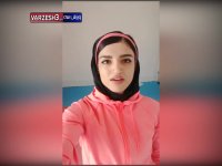 شیما آل سعدی قهران کاراته و درخواست او از مردم برای ماندن در خانه