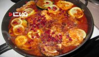 بهونه: دستور پخت " خورشت مرغ و سیر و انار "