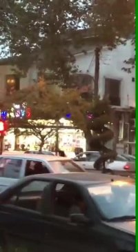 فیلم درگیری مسلحانه اراذل و اوباش در آمل