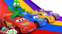 کارتون خمیر بازی و ماشین های مسابقه ای مک کویین : ماشین های رنگی