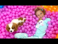 انیمیشن ناستیا و مراقبت از توله سگ و بچه گربه ها