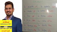 آموزش 100 % تضمینی زبان اسپانیایی با استاد علی کیانپور