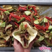 پیراشکی مکزیکی  سبزیجات